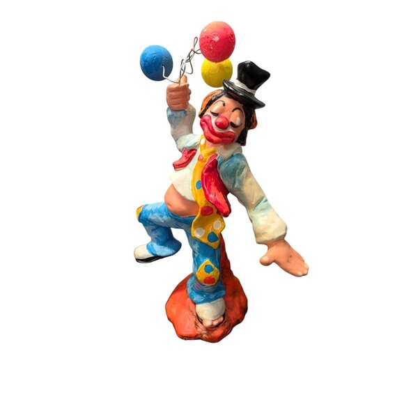 Vintage 1977 Enesco Japan Annette Little Ceramic Clown Figurine - Picture 1 of 10